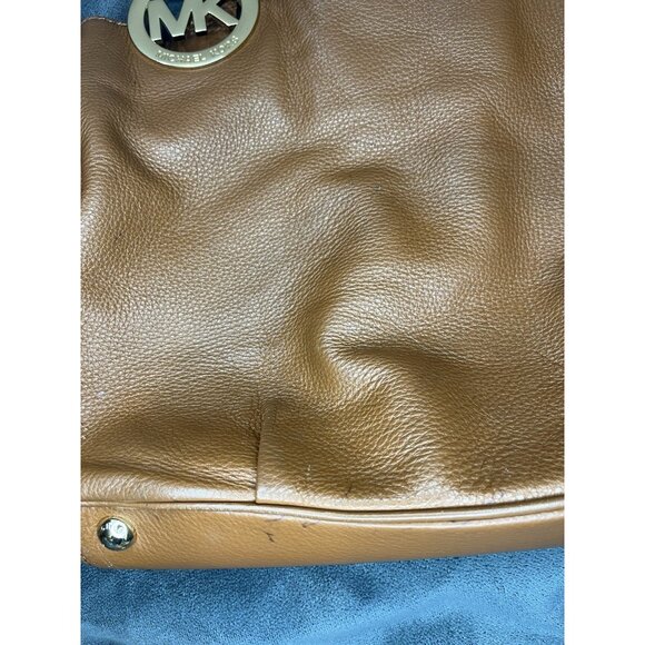 Michael Kors Fulton Large Leather East West Tote Bag luggage color - Picture 13 of 16